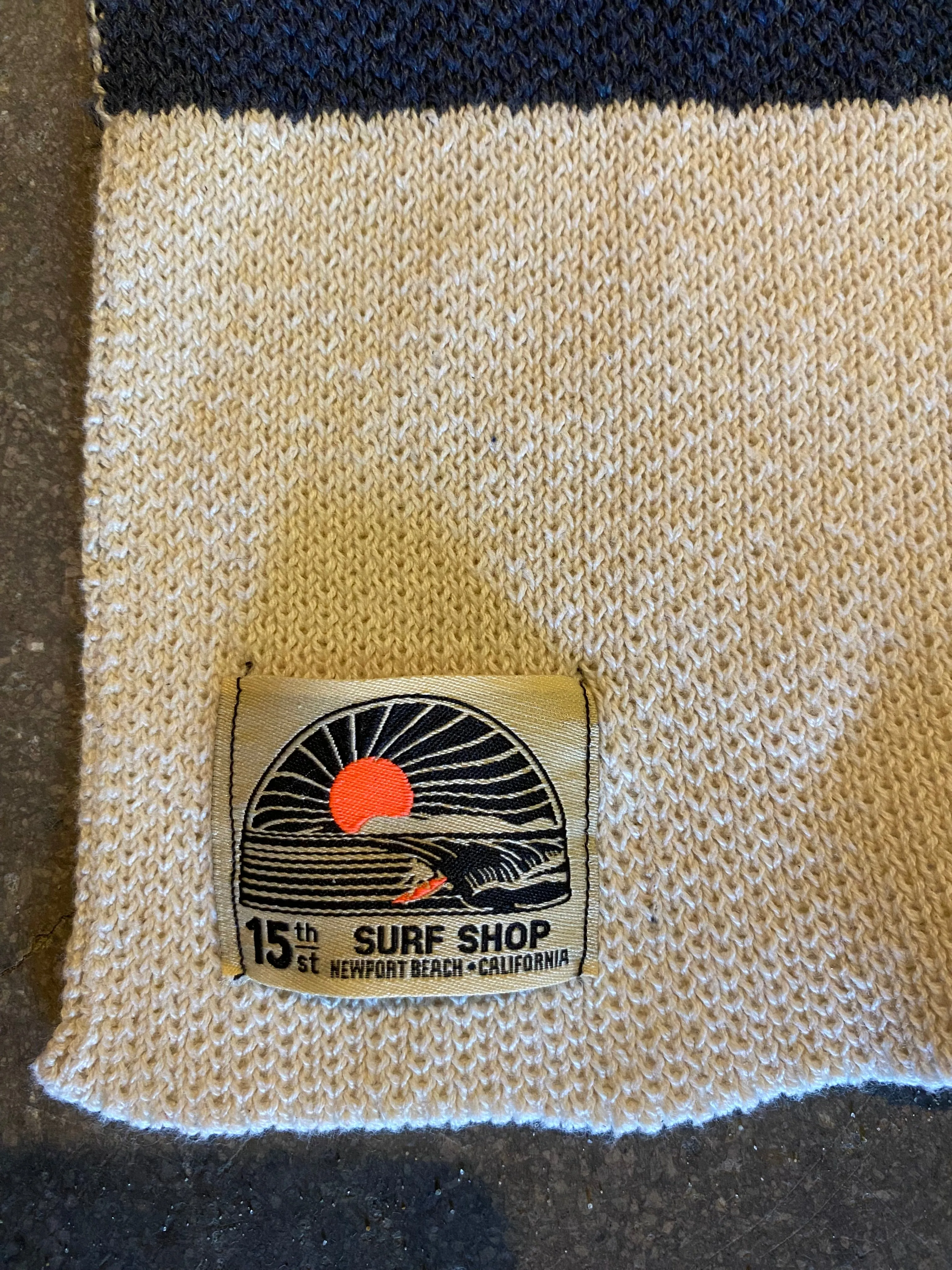 15th St Newport Beach Blanket  FADED VINTAGE NAVY