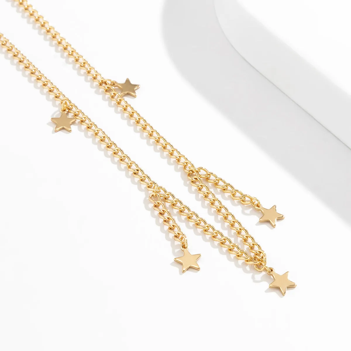 18K Gold-Plated Star Tassel Waist Chain
