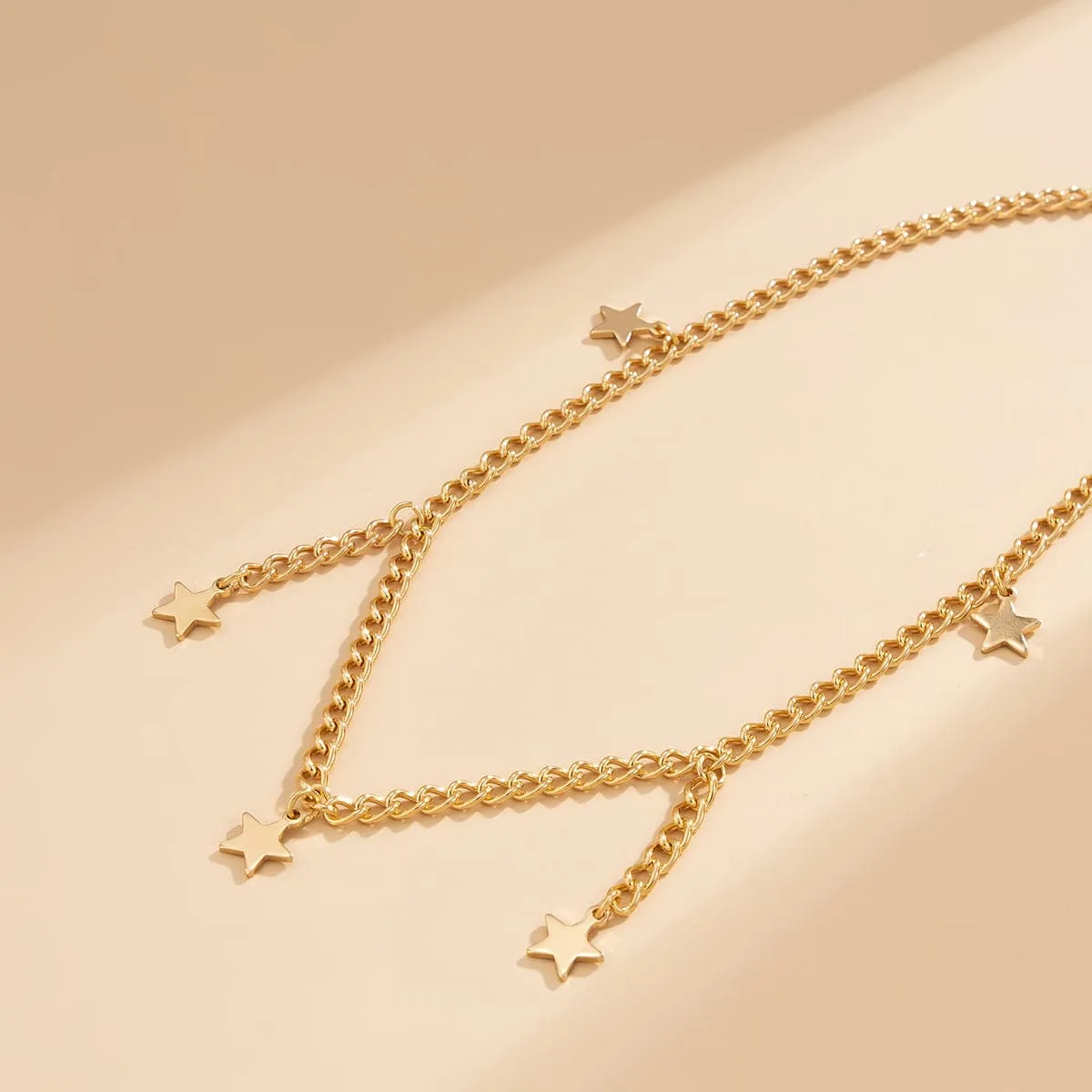 18K Gold-Plated Star Tassel Waist Chain