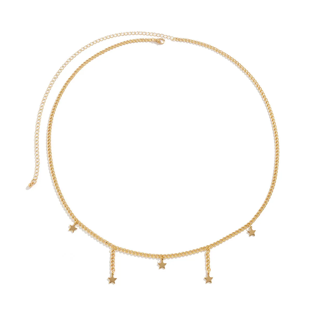 18K Gold-Plated Star Tassel Waist Chain