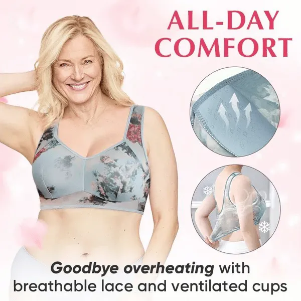 🔥2025 Hot Sale📣Lace Buttonless Comfortable Bra