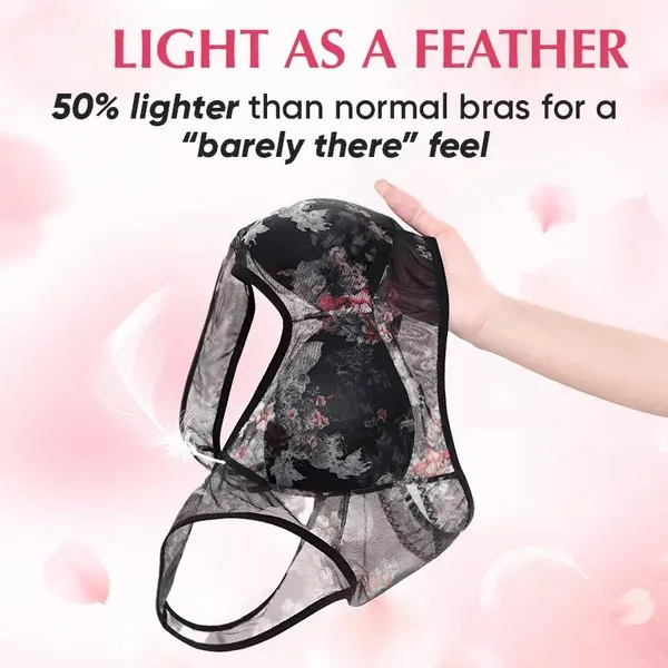 🔥2025 Hot Sale📣Lace Buttonless Comfortable Bra