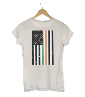 American-Irish Flag Heritage Women's Tee