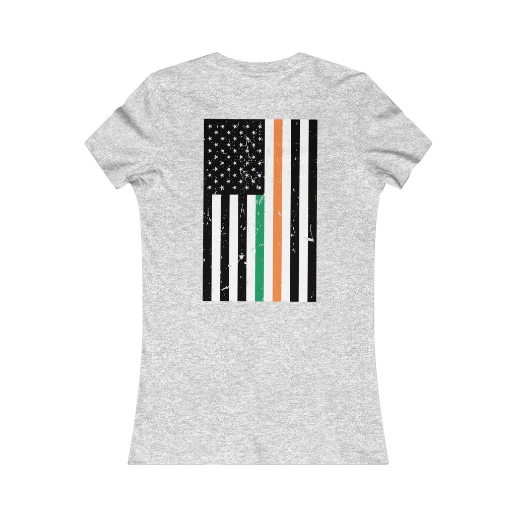 American-Irish Flag Heritage Women's Tee