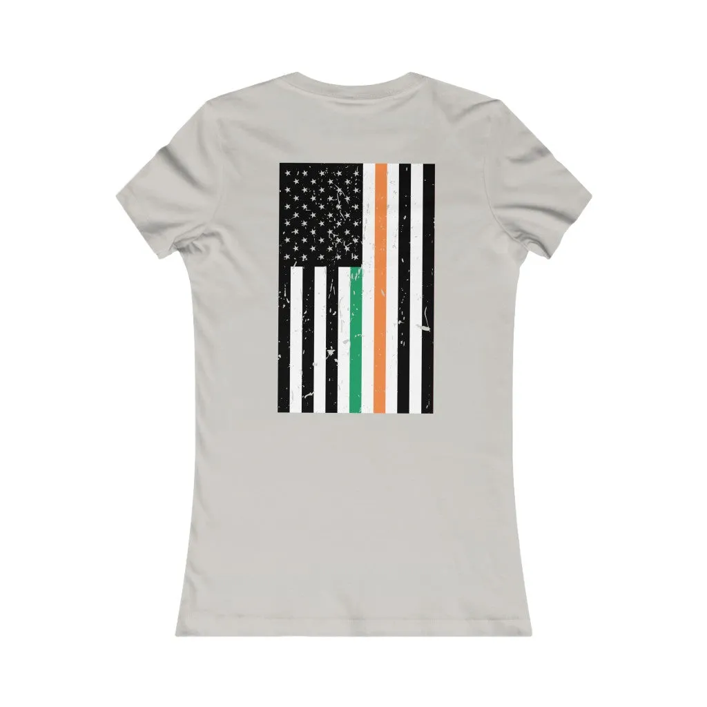 American-Irish Flag Heritage Women's Tee