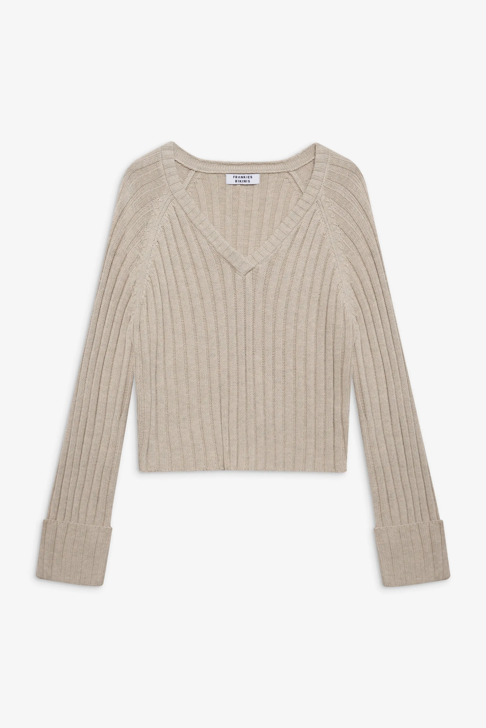 Ashton Cotton Knit Sweater - Cream
