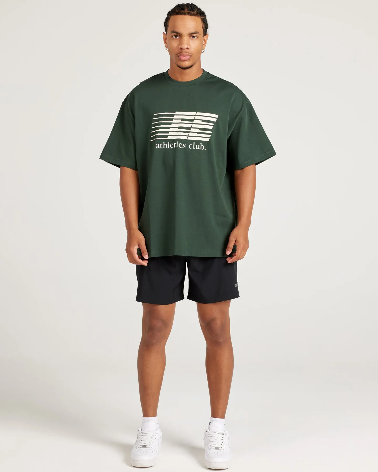 Athletics Club Tee - Dark Green