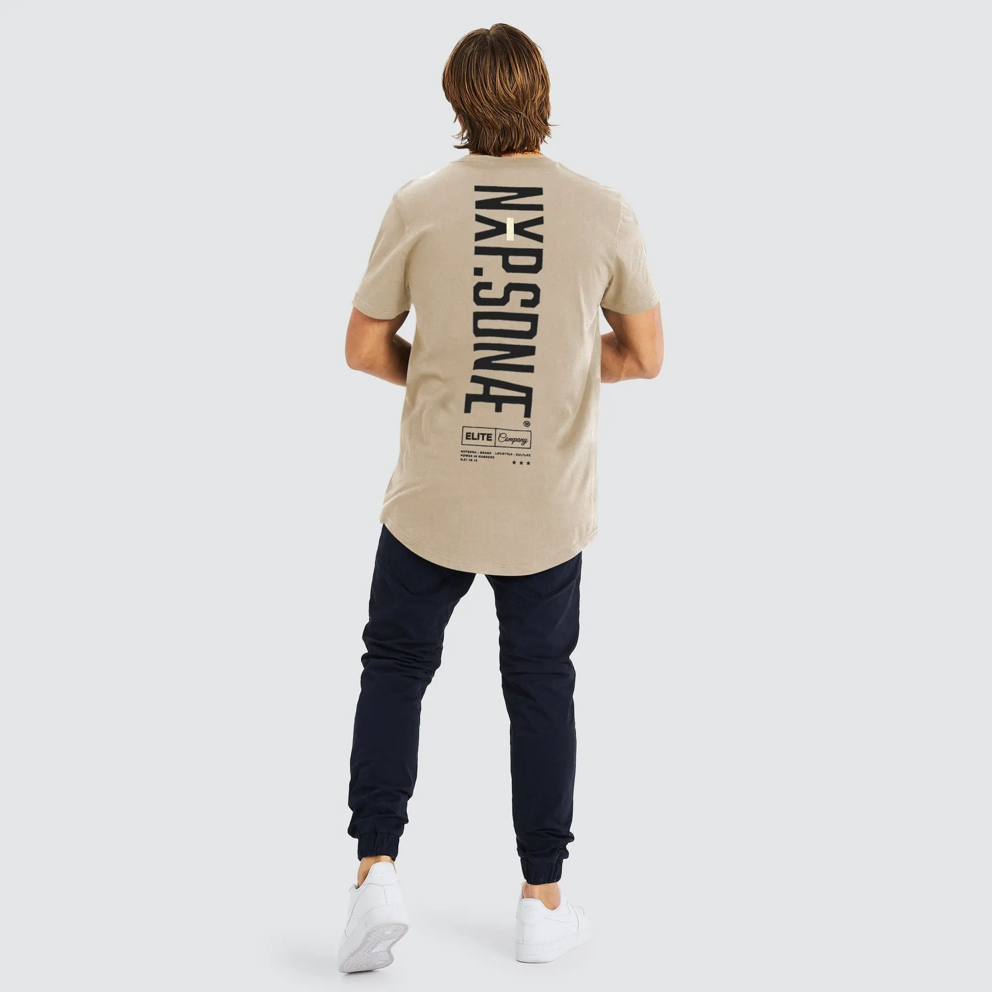 Axiom Cape Back T-Shirt Pigment Feather Grey