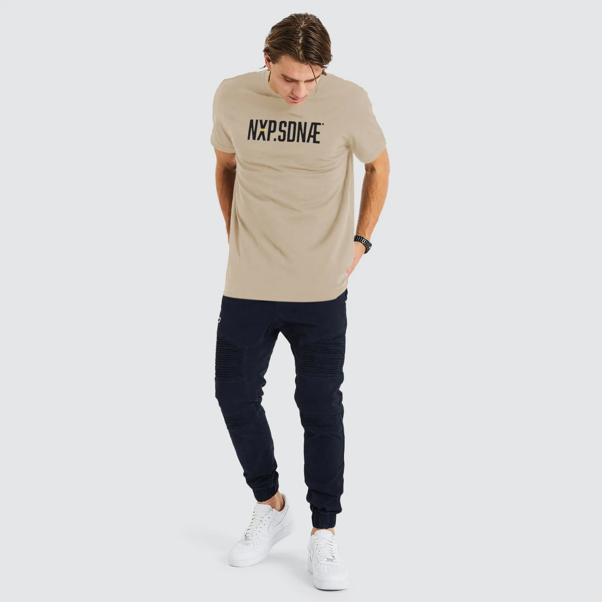 Axiom Cape Back T-Shirt Pigment Feather Grey