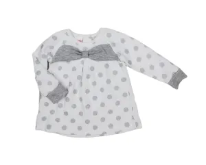 BABY GIRL SIZE 12 MONTHS - NANNETTE Kids, Soft & Cozy Polkadot Sweater EUC B32