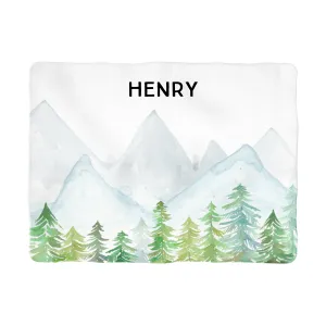 Backdrop Blanket | Forest with Name