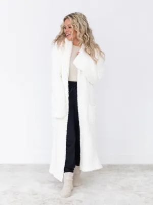 Barefoot Dreams CozyChic Heathered Detail Robe