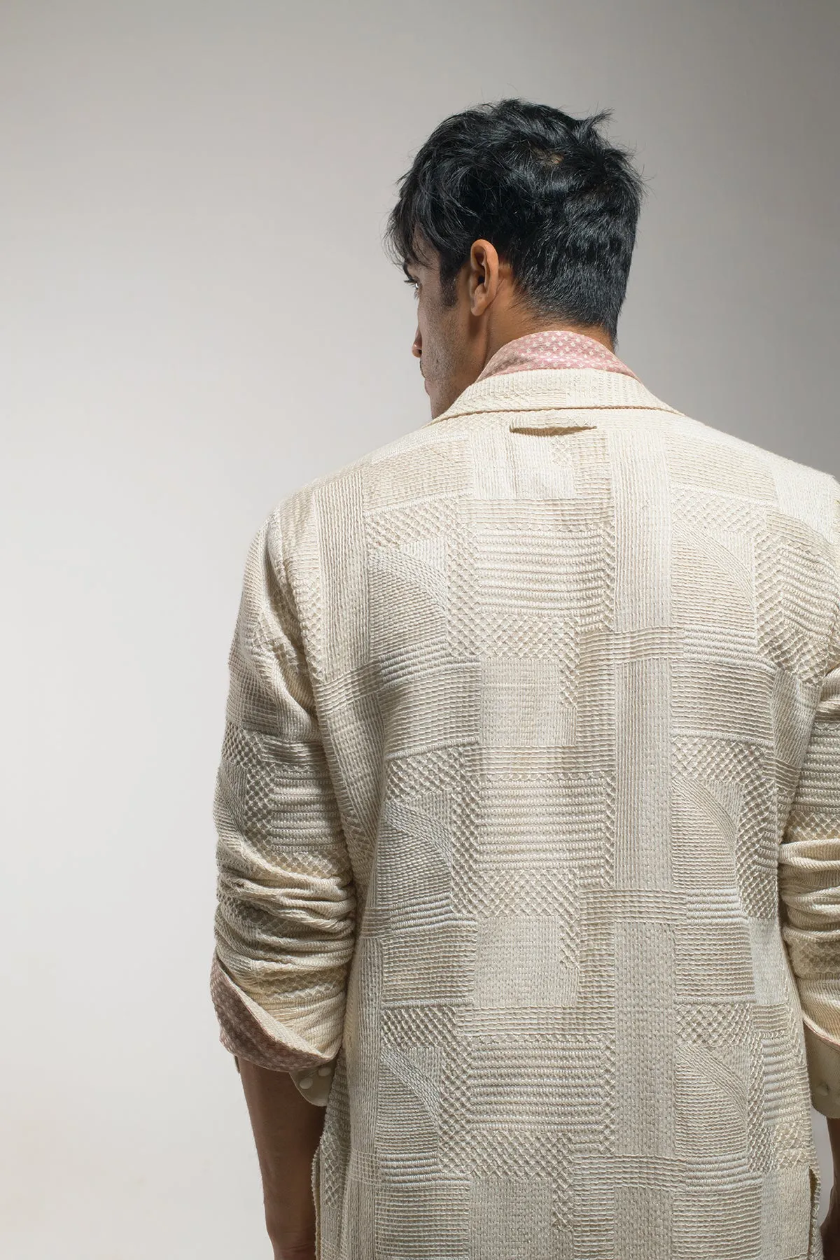 Beige Overcoat