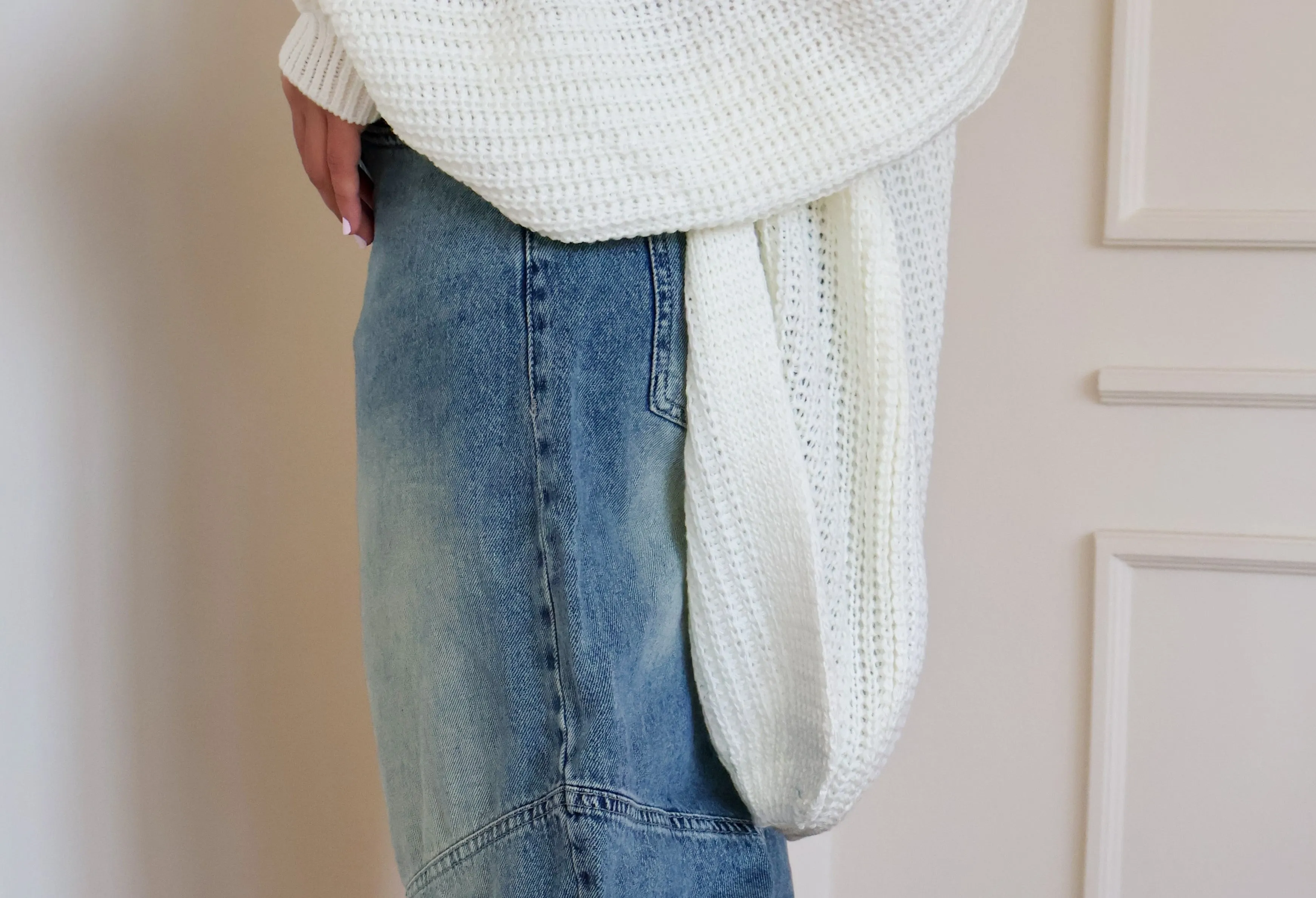Beige OverSized Cardigan