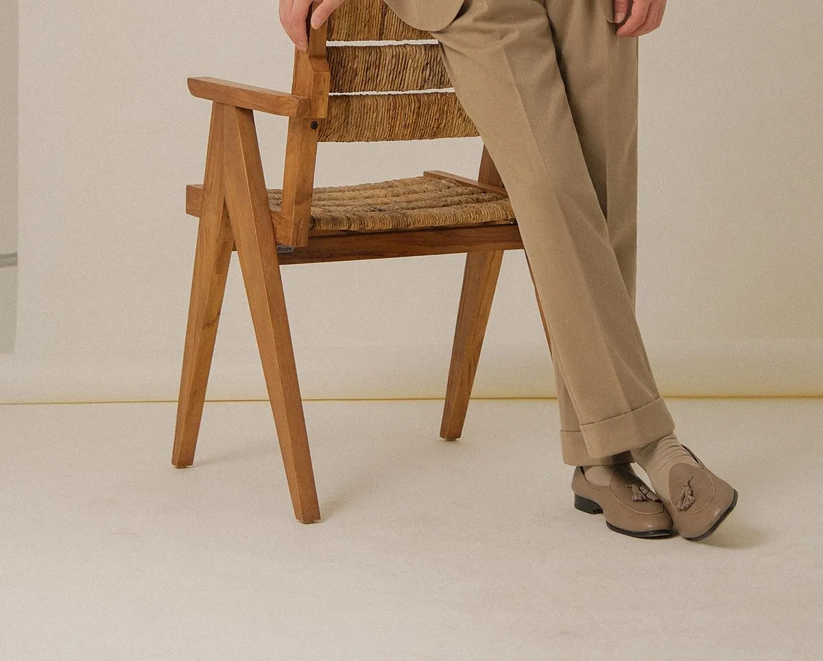 Beige Tailored Suit