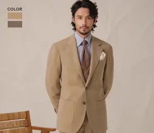 Beige Tailored Suit