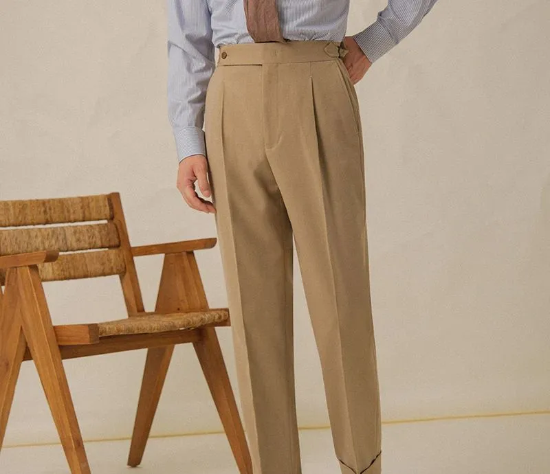 Beige Tailored Suit