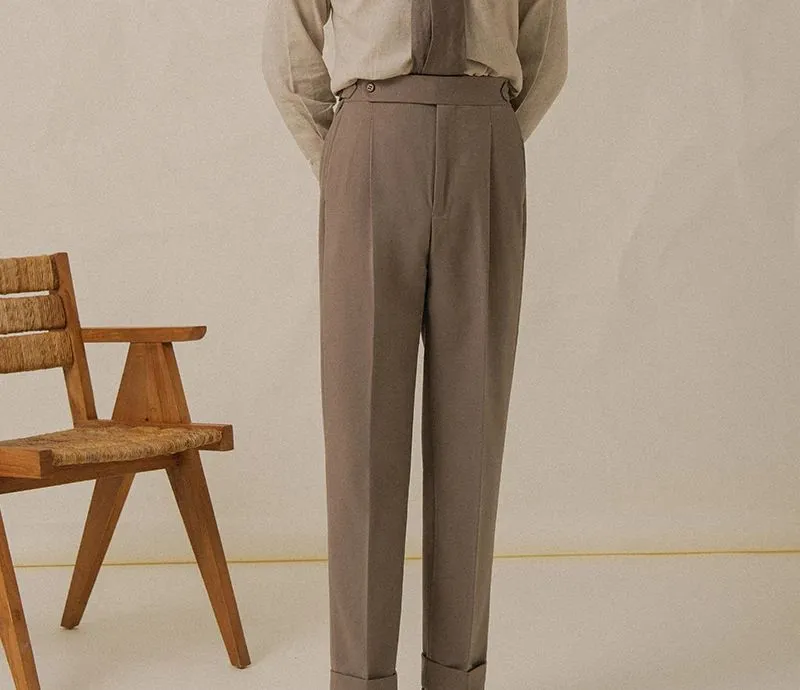 Beige Tailored Suit