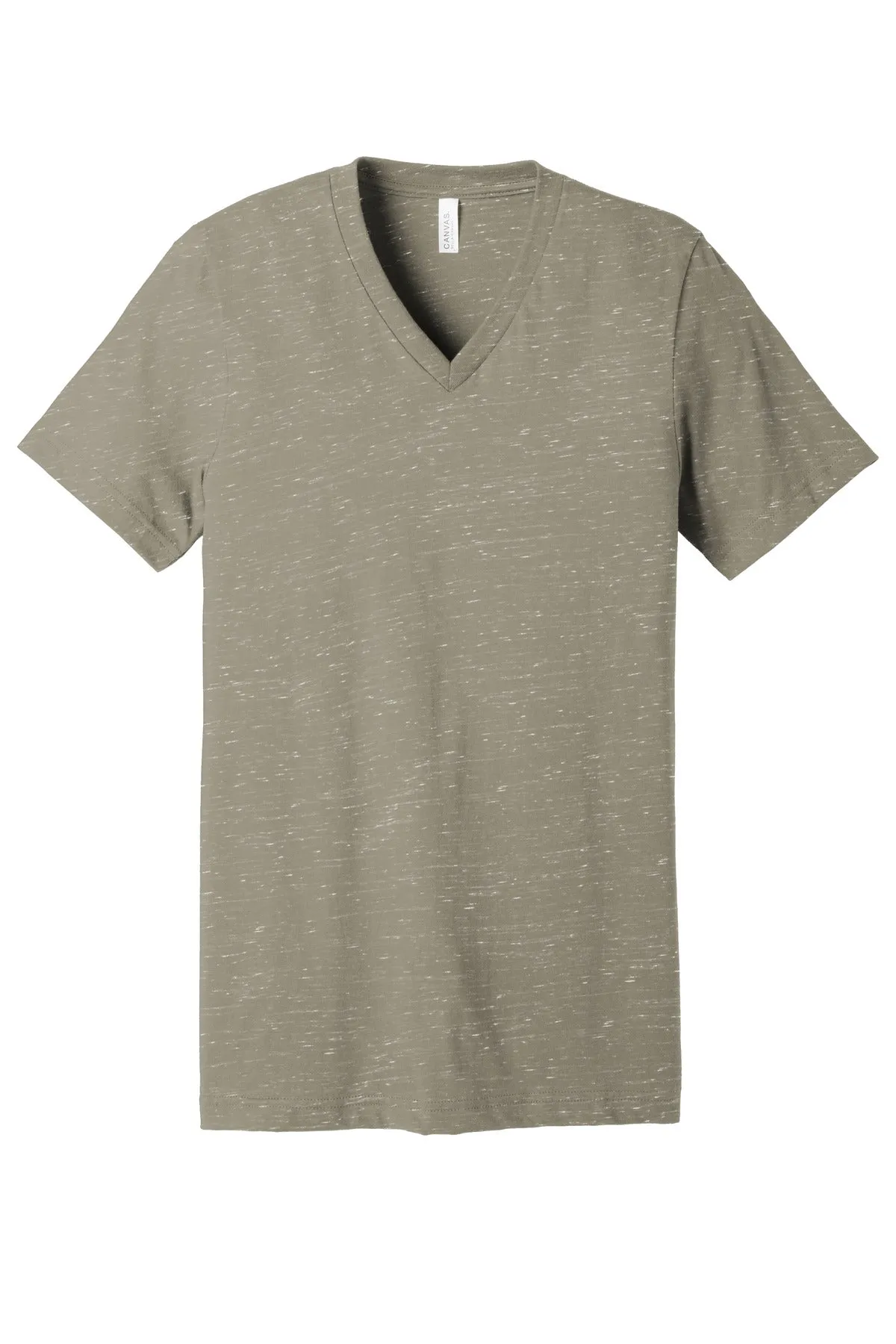 BELLA CANVAS Unisex Textured Jersey V-Neck Tee BC3655 Stone Marble