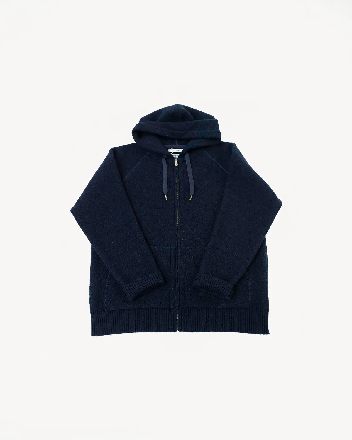 Bighorn Power Wool Zip Hoodie - Navy