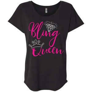 Bling Queen Dolman Tee Shirt Sizes To 3XL