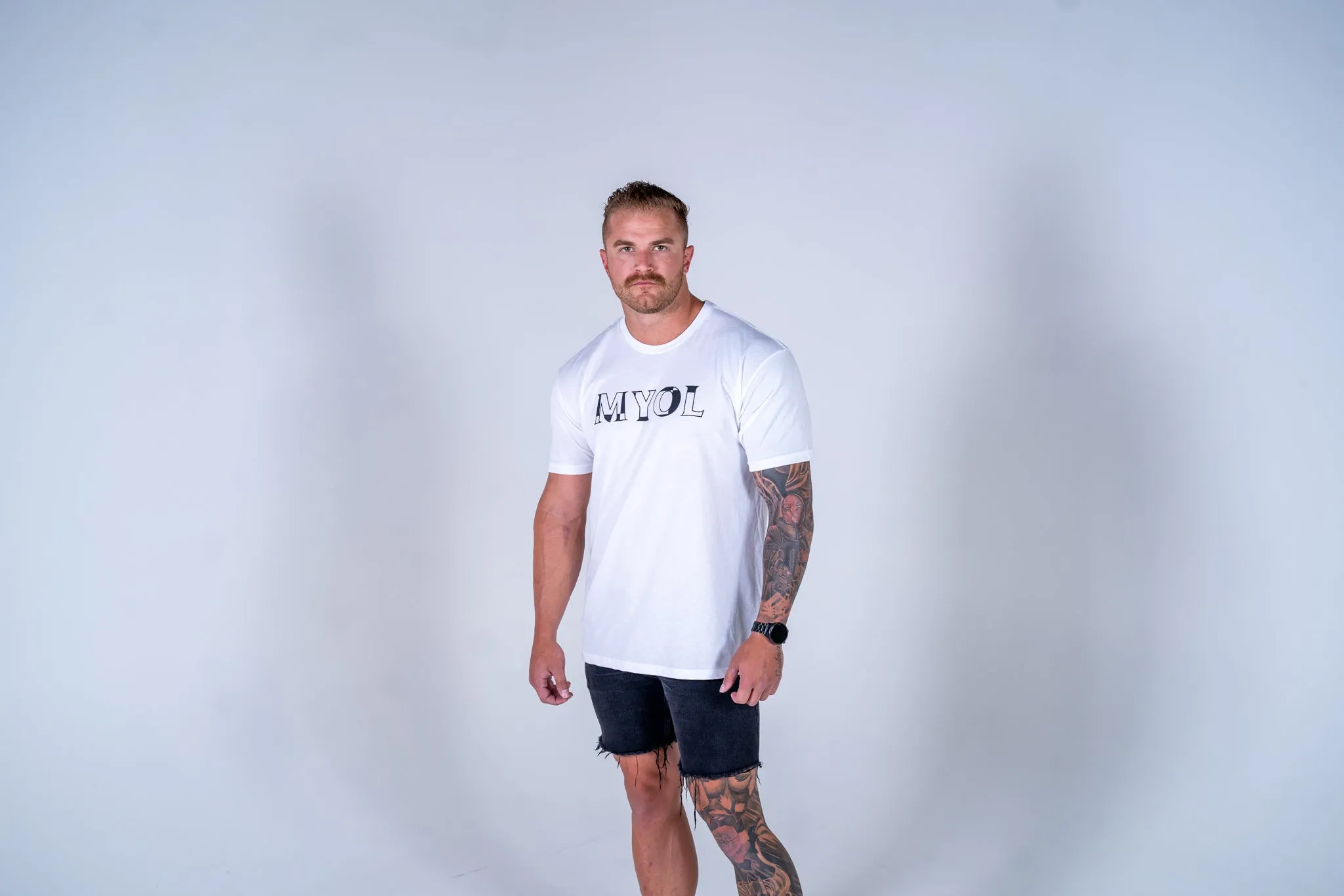 Bold Make Your Own Luck T-Shirt - White