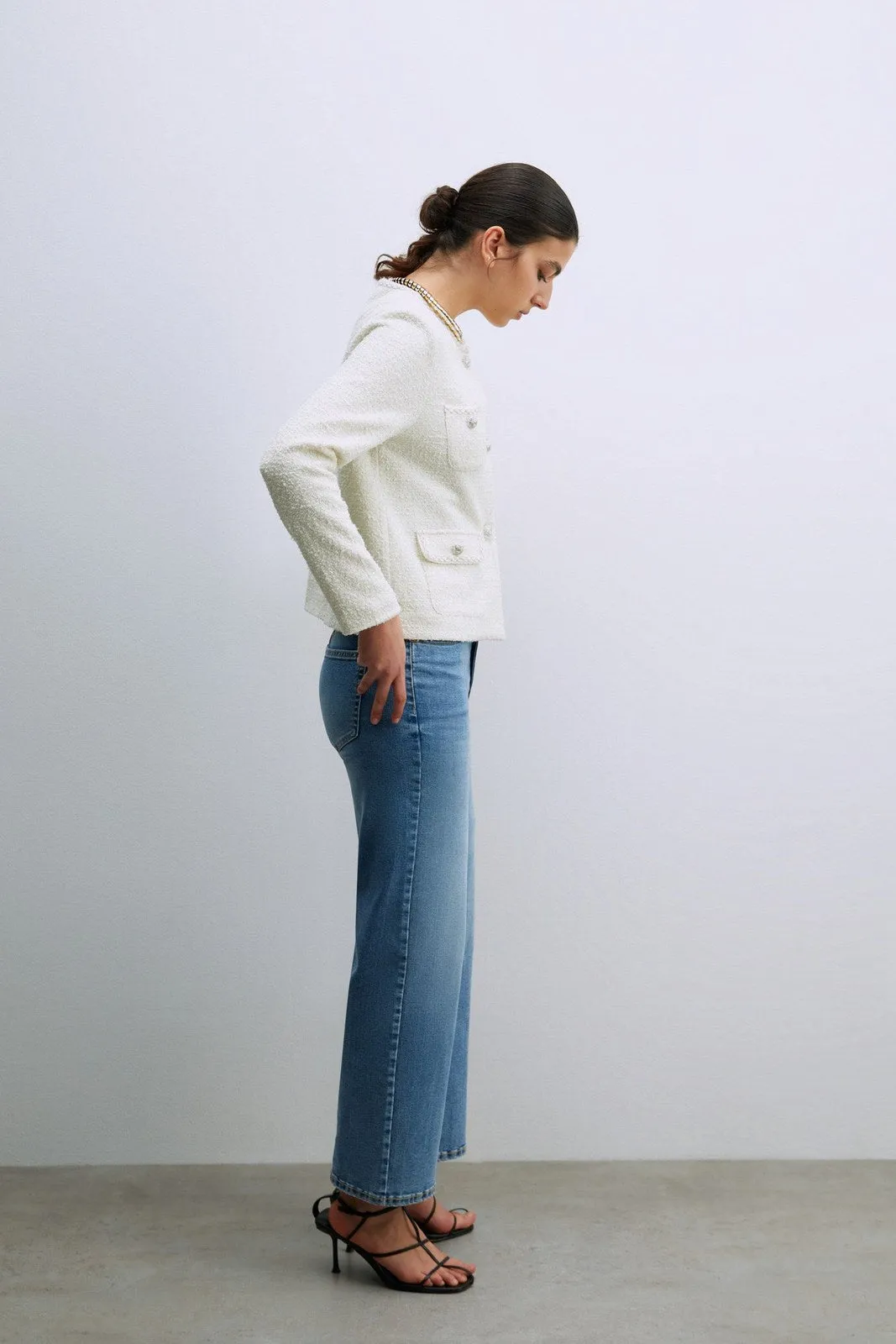Buttons jacket - Ecru