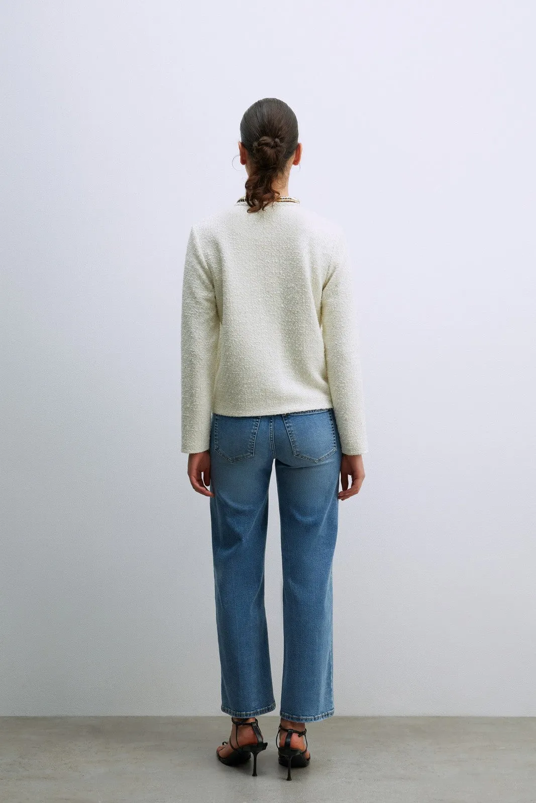 Buttons jacket - Ecru