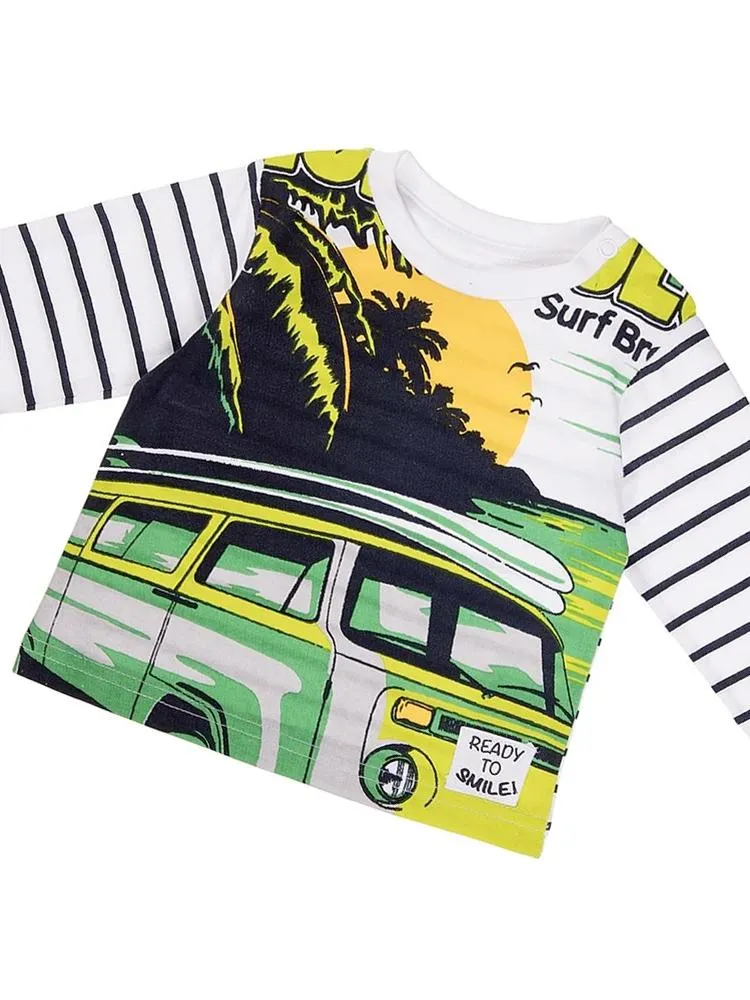 Camper Van Surf Long Sleeve Top
