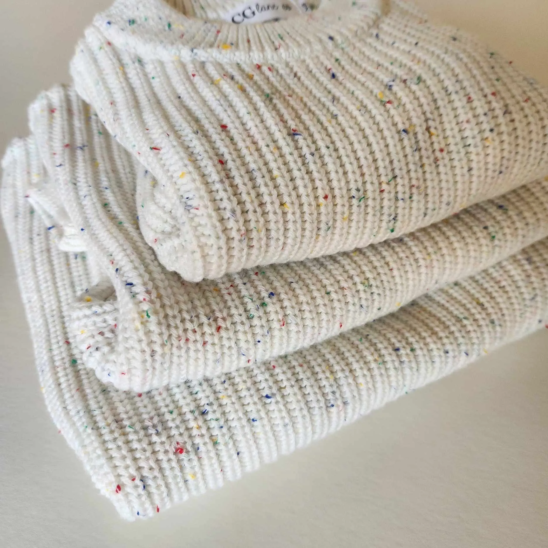 CHUNKY KNIT SWEATER - CUPCAKE