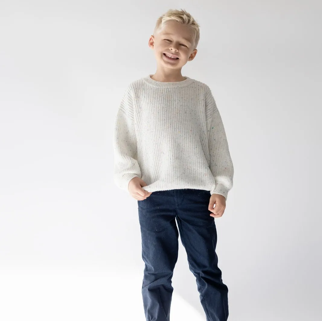 CHUNKY KNIT SWEATER - CUPCAKE