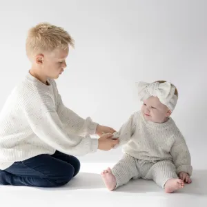 CHUNKY KNIT SWEATER - CUPCAKE