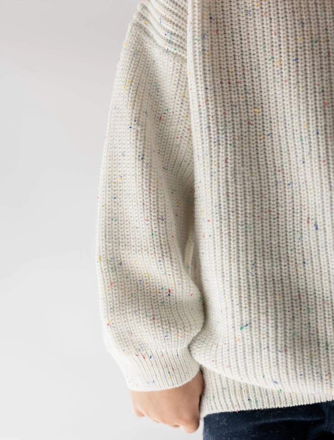 CHUNKY KNIT SWEATER - CUPCAKE