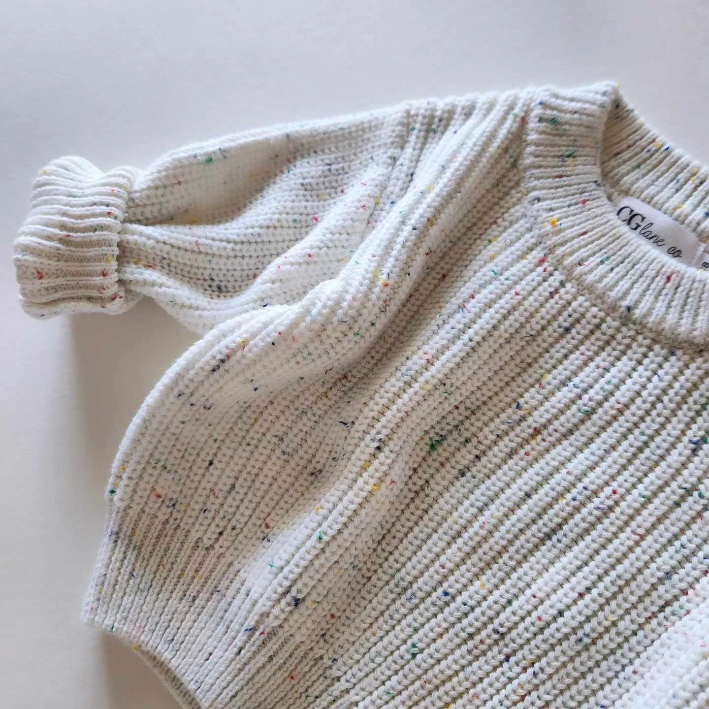 CHUNKY KNIT SWEATER - CUPCAKE