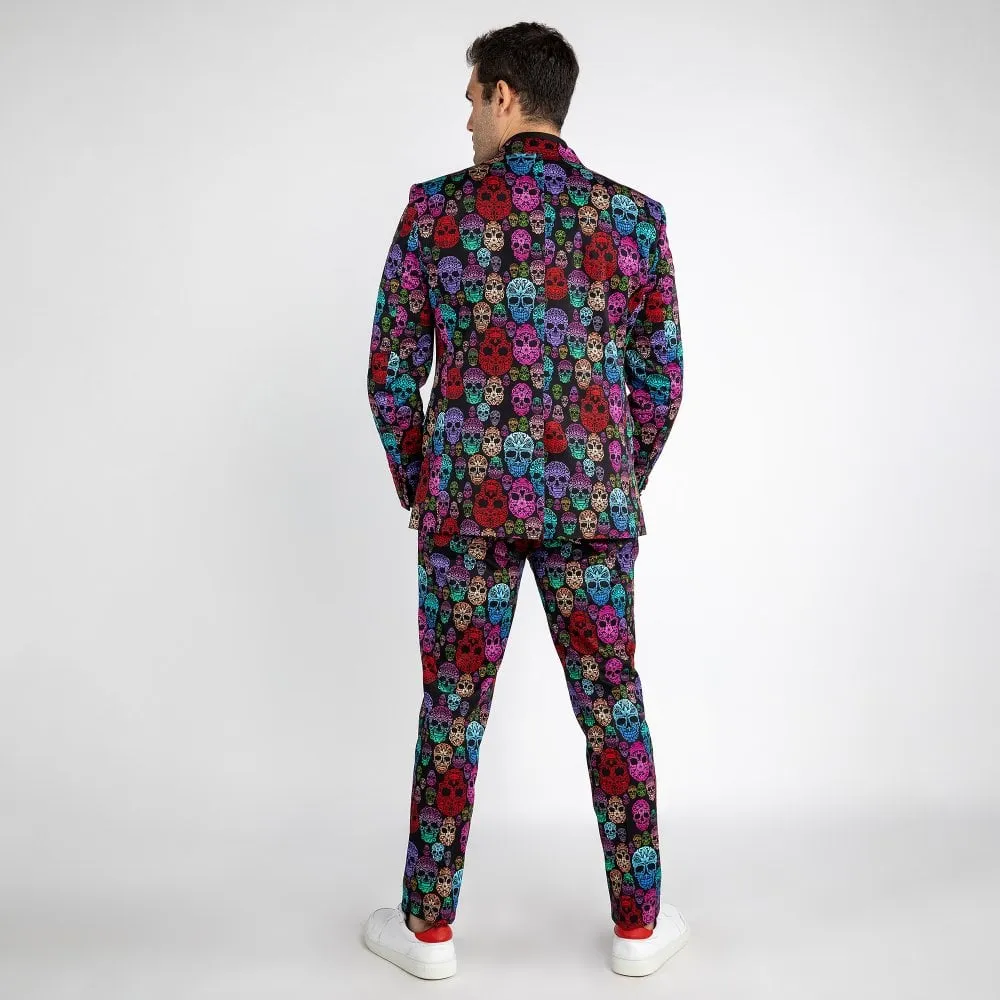 Claudio Lugli Skull Print Blazer