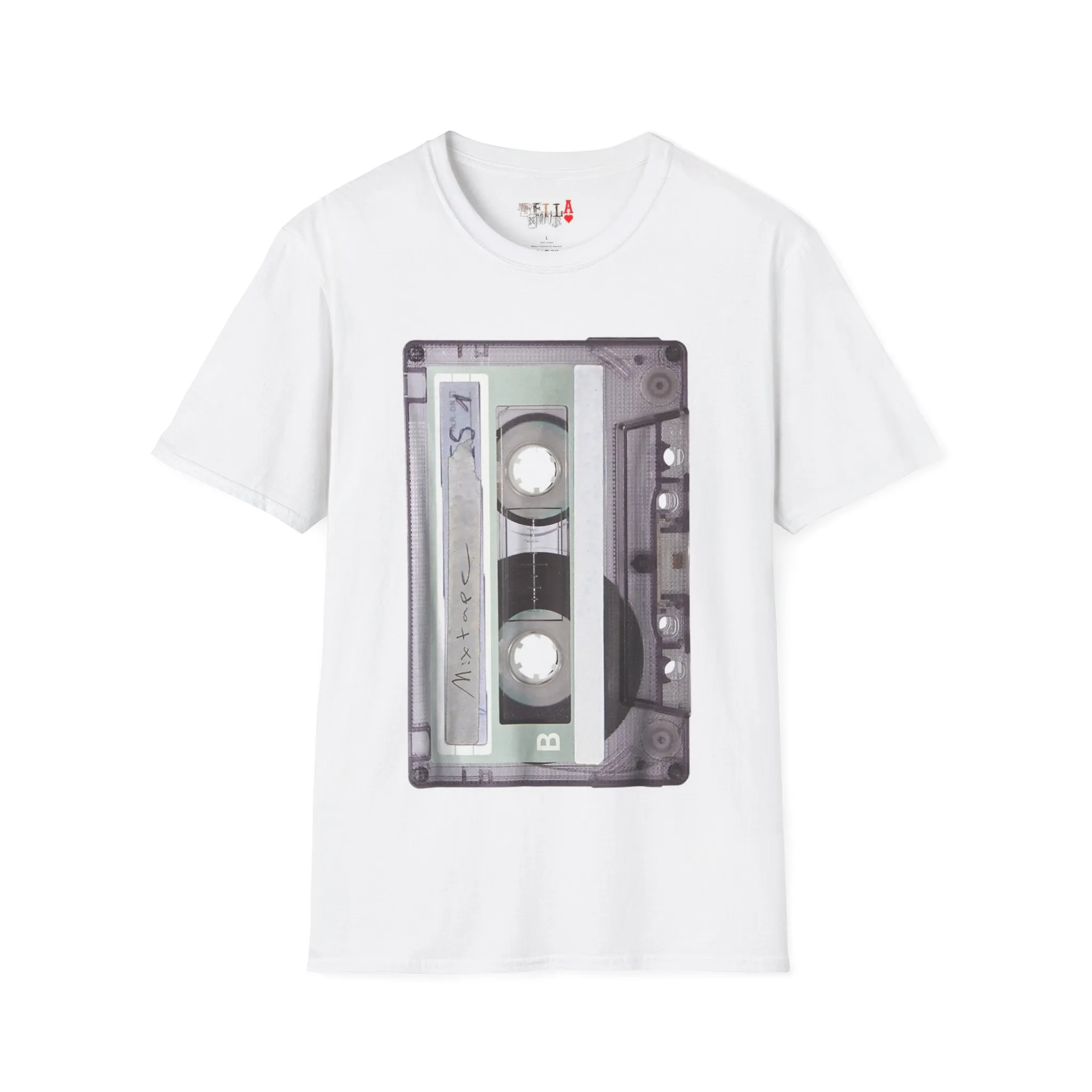 Clear Mix Tape Unisex Softstyle T-Shirt