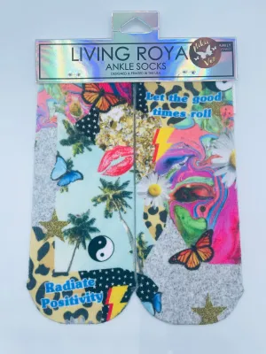Collage Ankle Socks