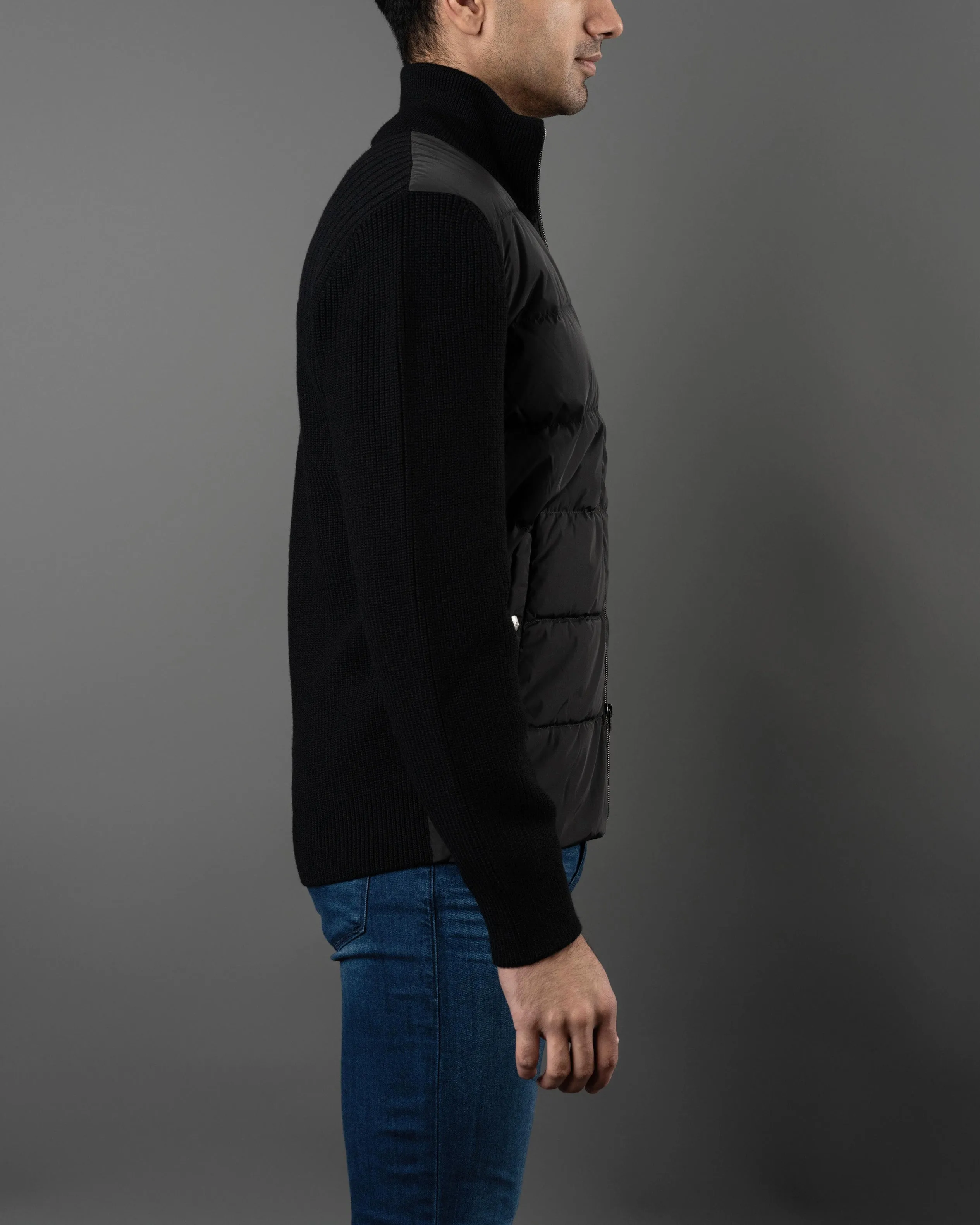 Corncob-Stitched Detailed Jacket