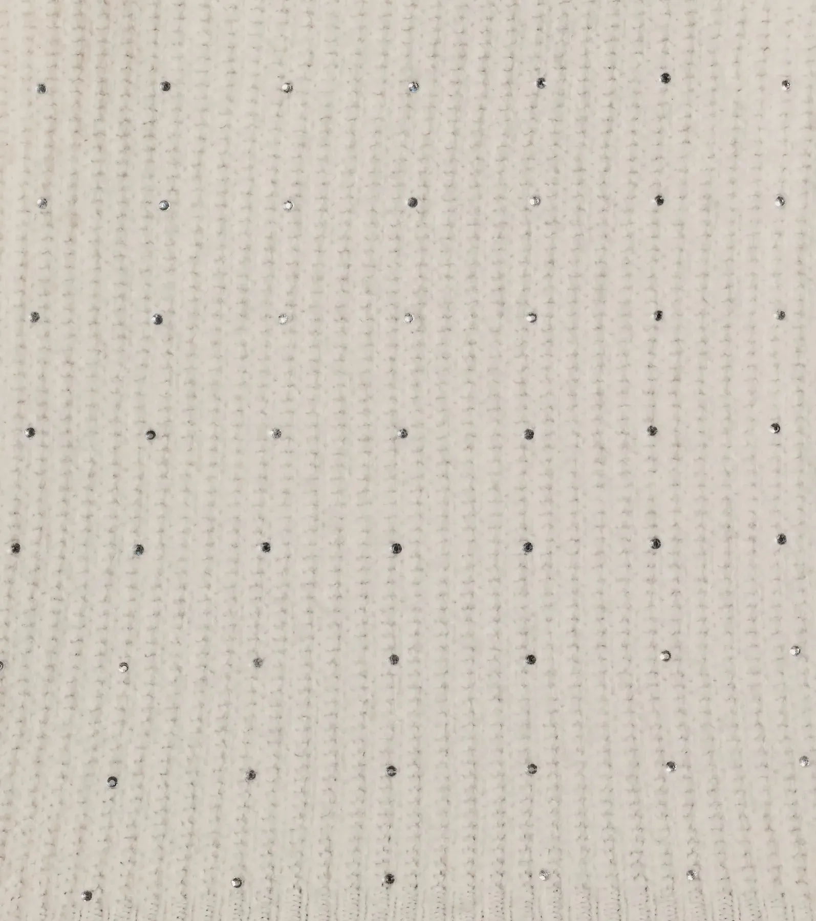 Cozy Sparkle Rhinestone Ribbed Knit Sweater