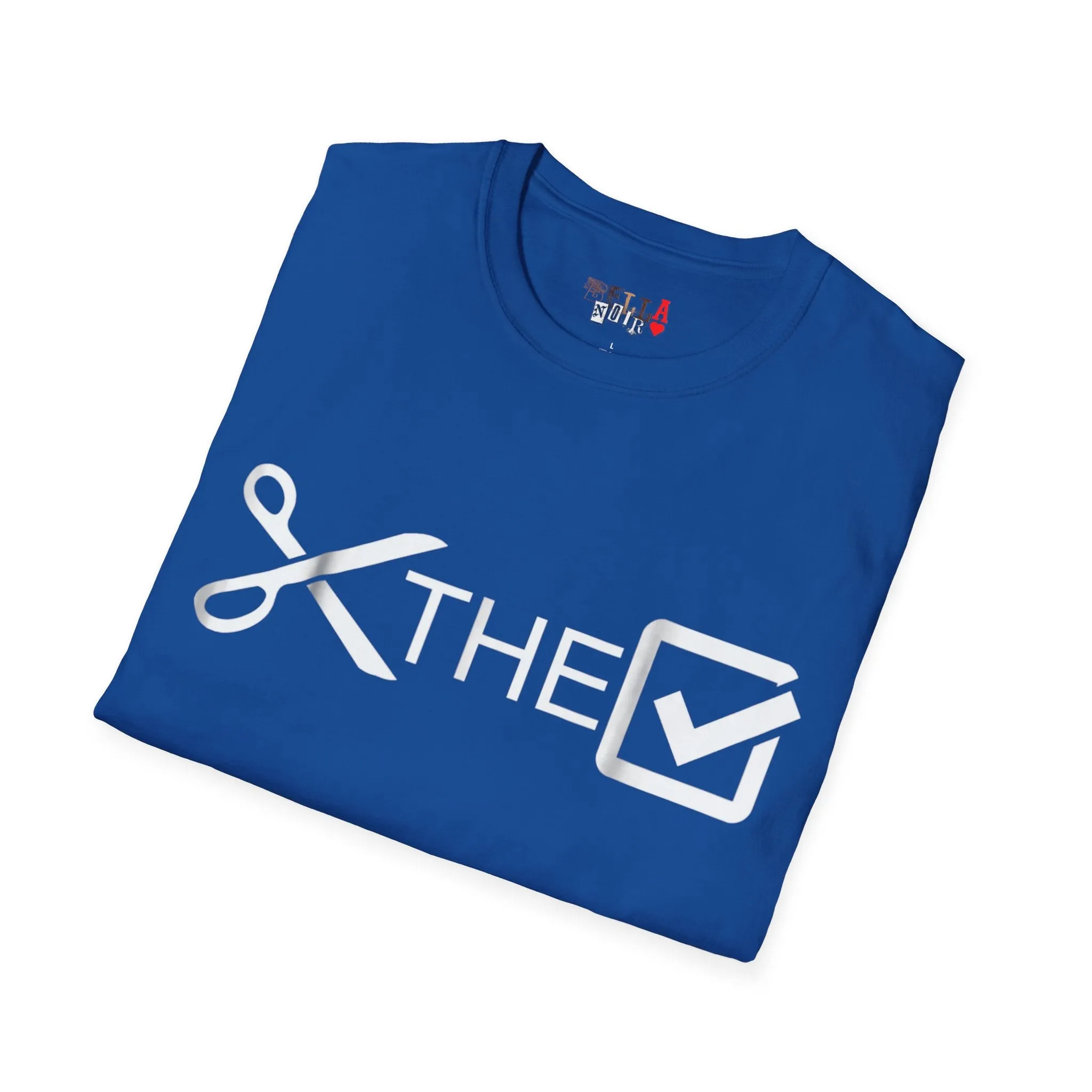 Cut The Check Unisex Softstyle T-Shirt