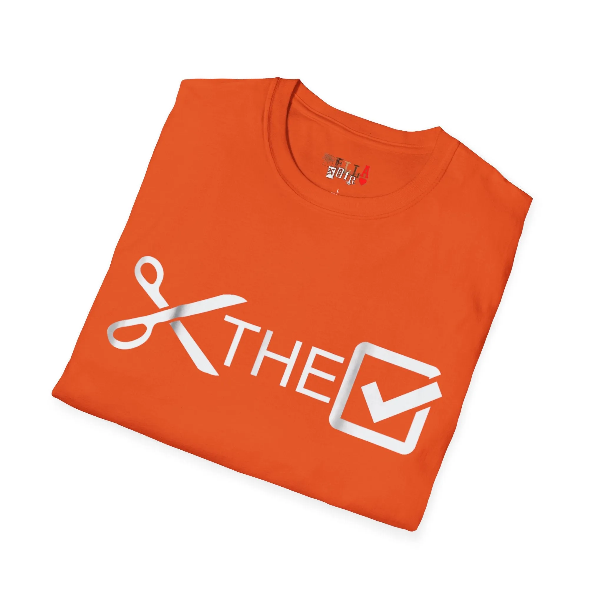 Cut The Check Unisex Softstyle T-Shirt