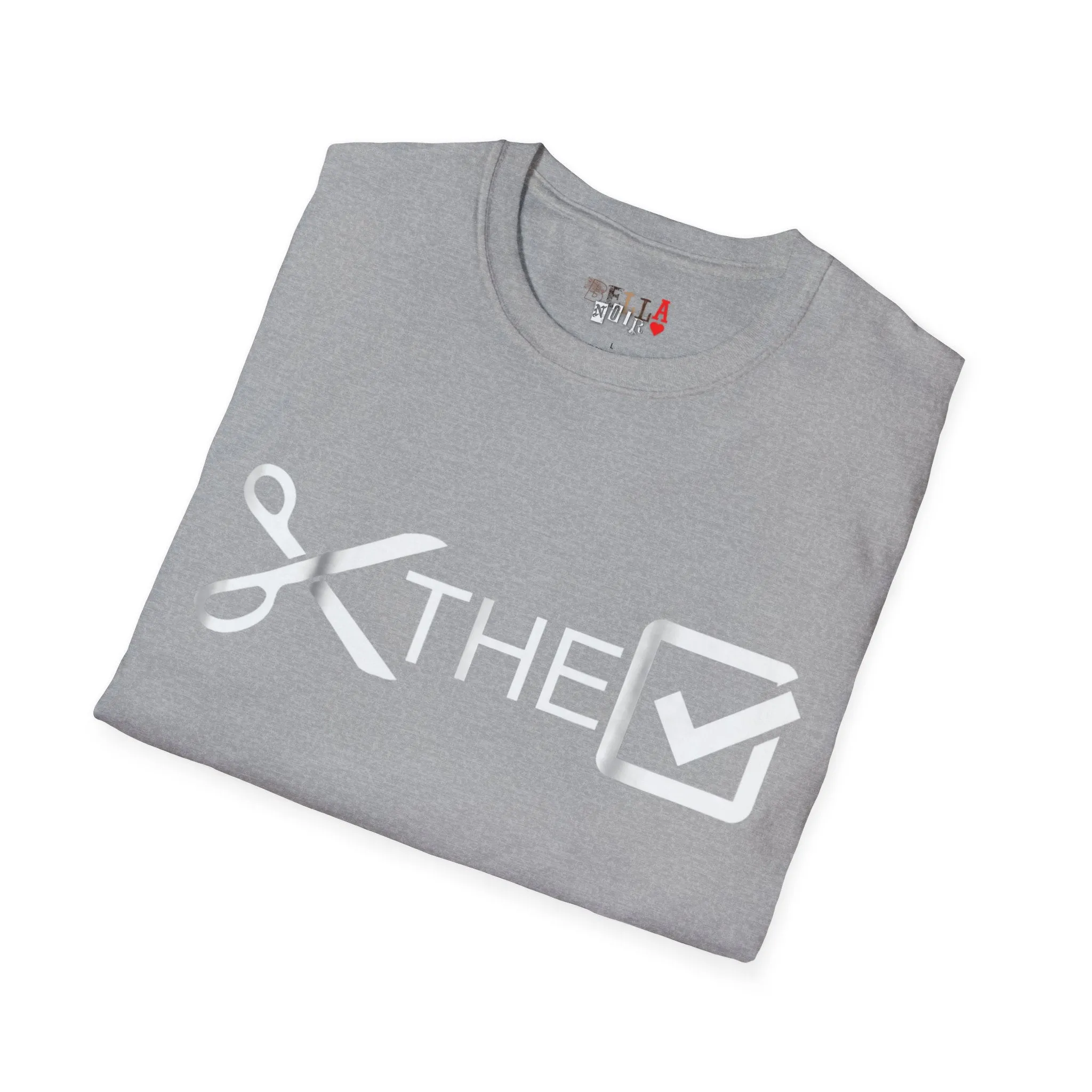 Cut The Check Unisex Softstyle T-Shirt