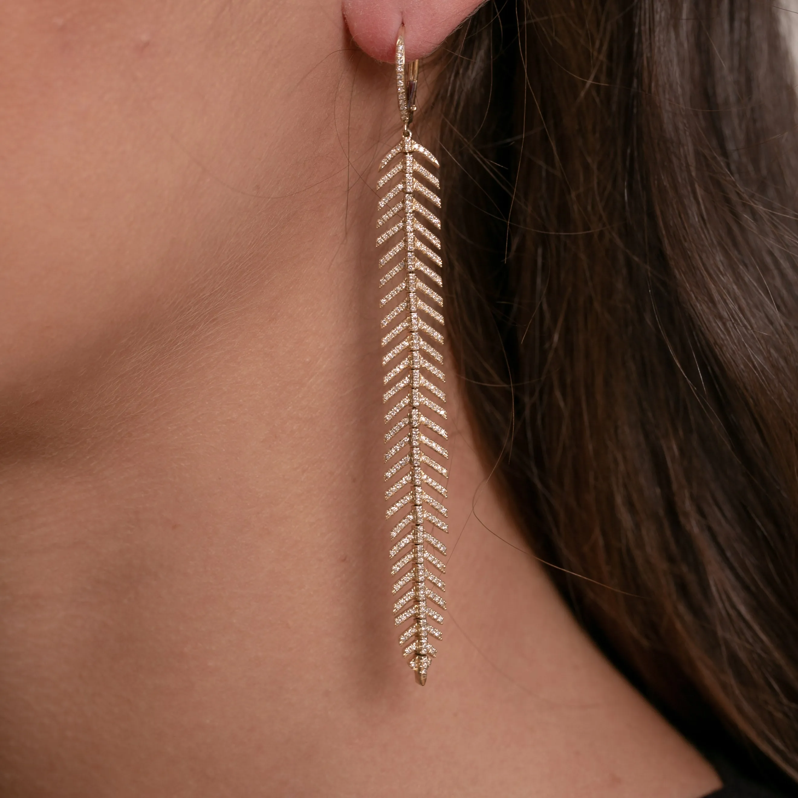 Cyrus Feather Earring