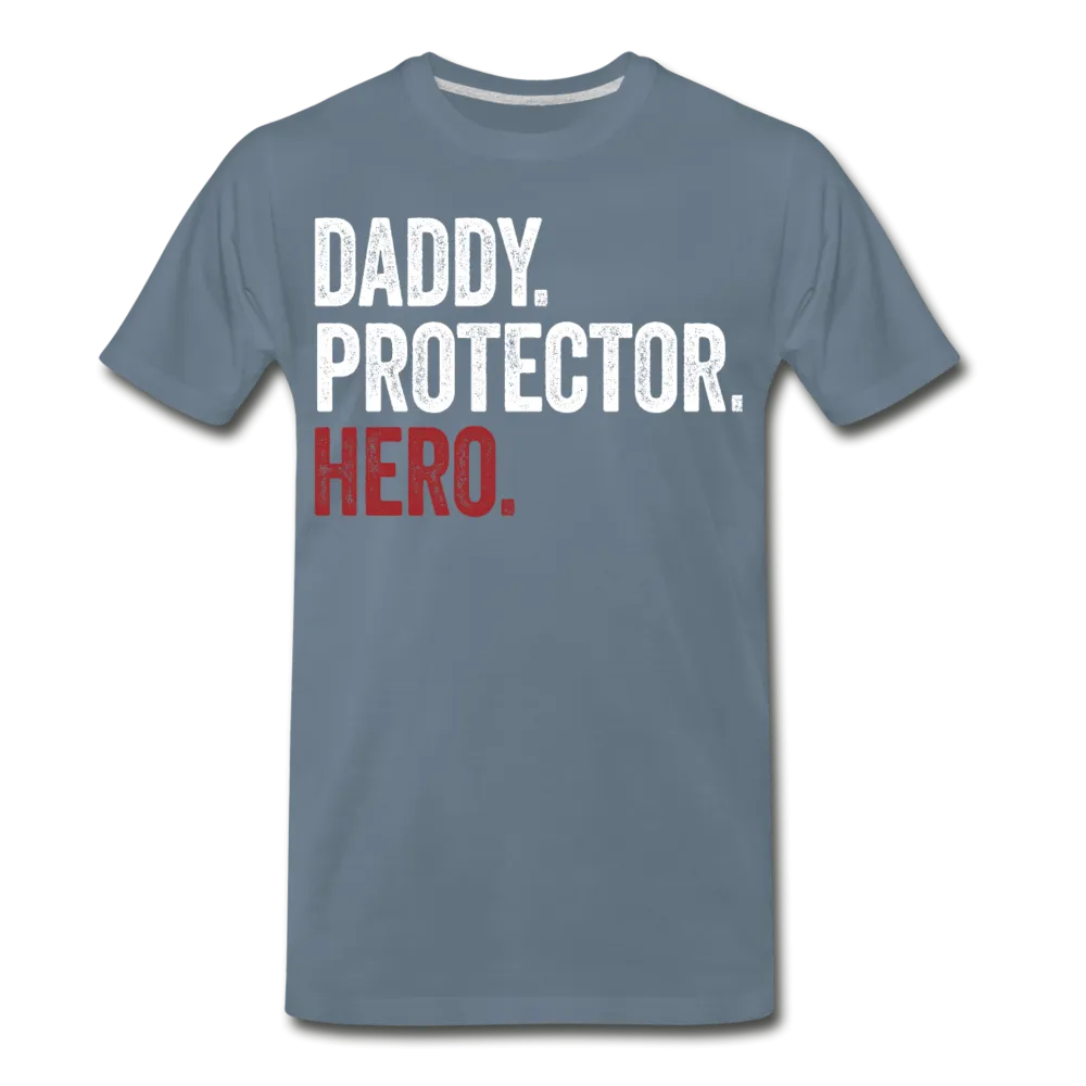 Daddy Protector Hero Men's Premium T-Shirt (CK1887)