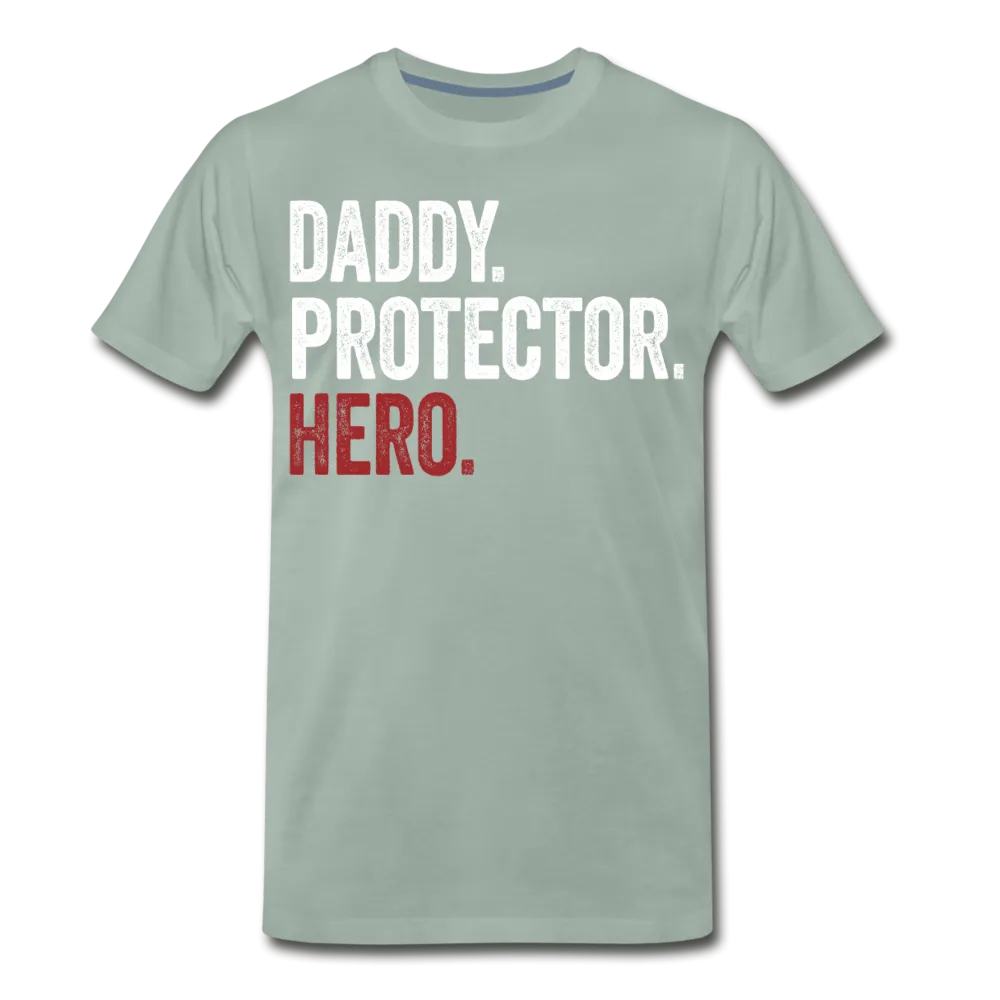 Daddy Protector Hero Men's Premium T-Shirt (CK1887)