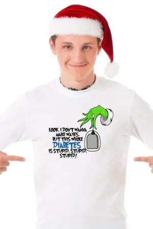Diabetes is Stupid, Stupid, Stupid - Christmas - Unisex T-Shirt