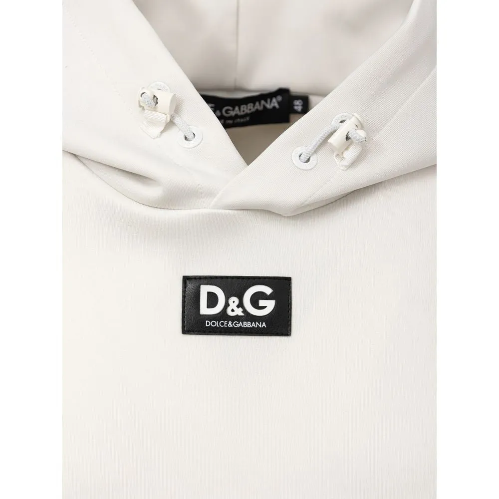 Dolce & Gabbana White Polyester Sweater
