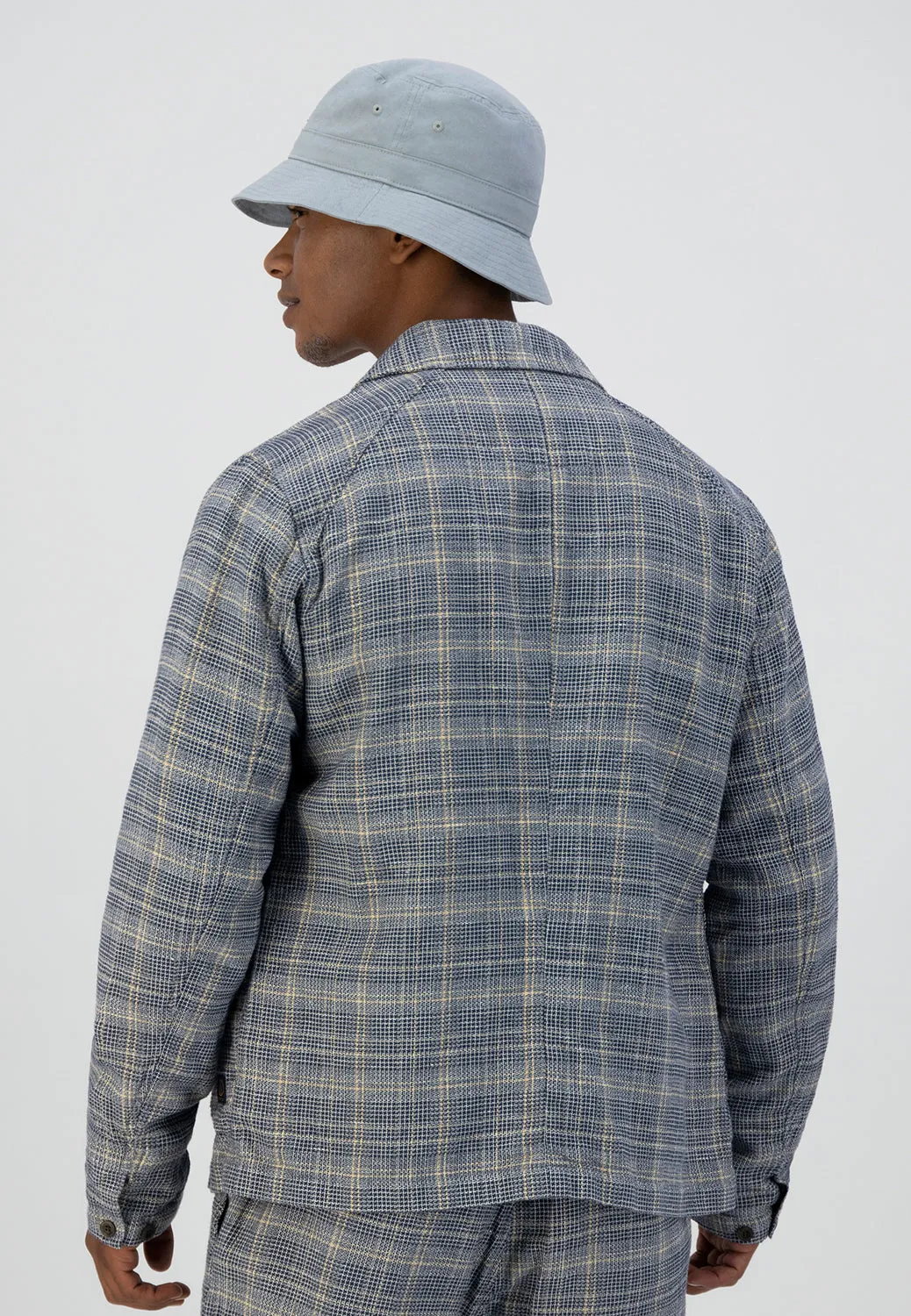 DSTREZZED FANCY CHECK RAILWAY JACKET 150012