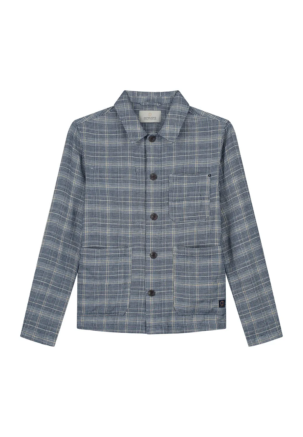 DSTREZZED FANCY CHECK RAILWAY JACKET 150012