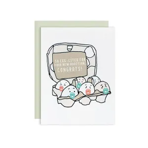 Eggcited Baby Congrats Card